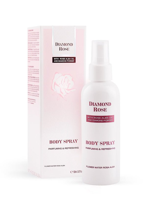 Body Spray Diamond Rose mit  Alba Rosen Öl