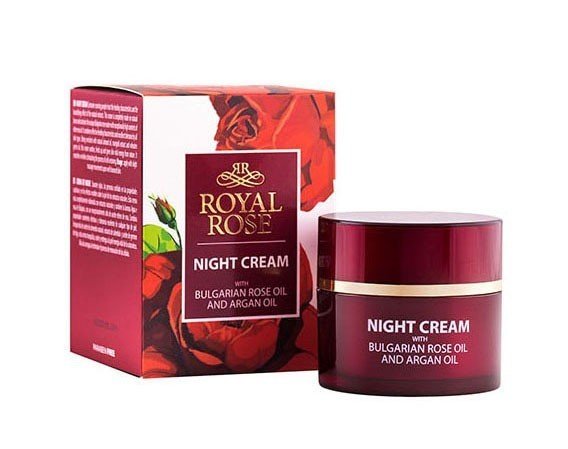 Night cream with Rose - & Argan oil