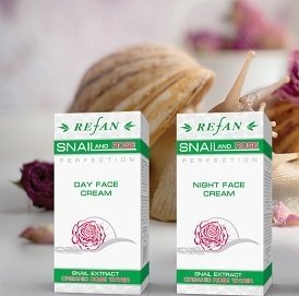 Day Face Cream Snail and rose