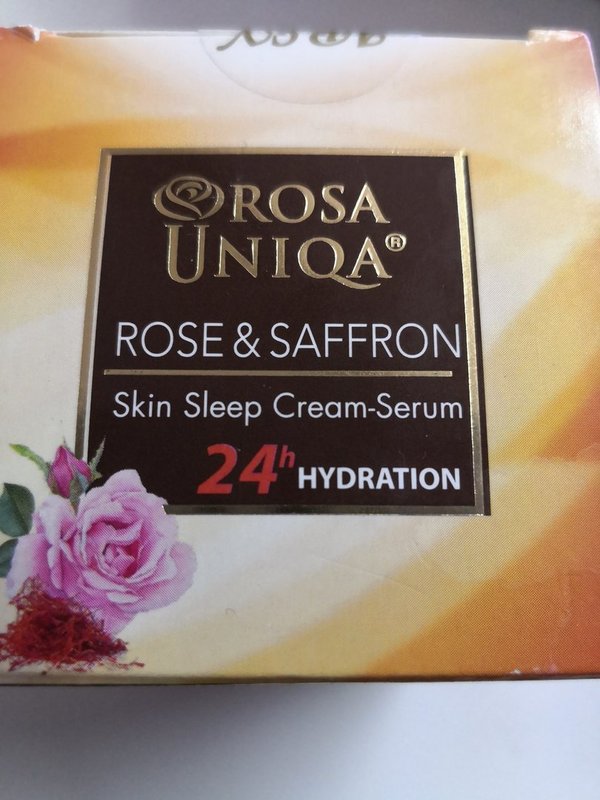 Night Cream with Bio Rose oil & Safron