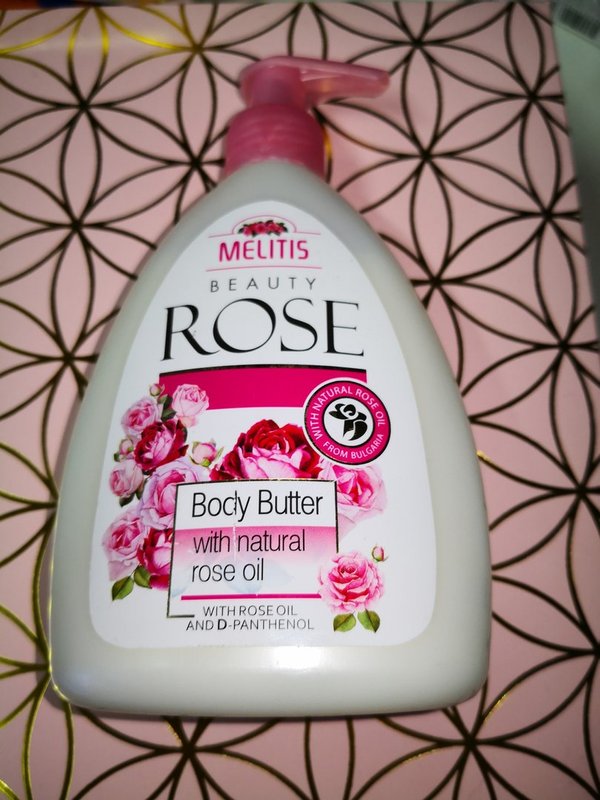 Body butter beauty rose melitis