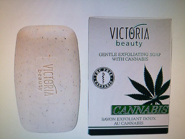 gentle exfoliating Soap  with Cannbis